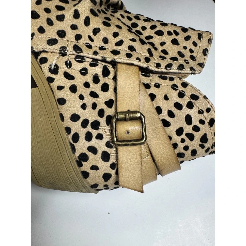 Blowfish Malibu Girls 2 Bootie Sand Pixie‎ Leopard Print Round Toe Ankle Boot